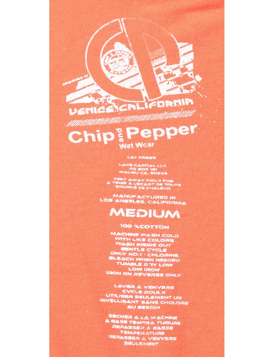 2000s Chip Pepper Printed T-shirt - M