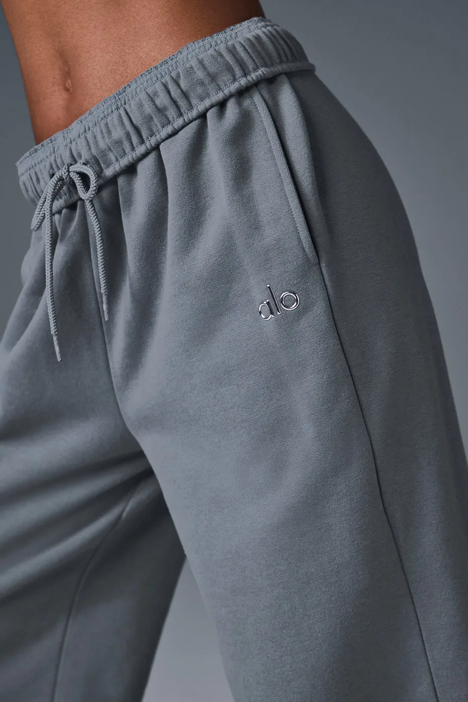 Accolade Straight Leg Sweatpant - Steel Grey