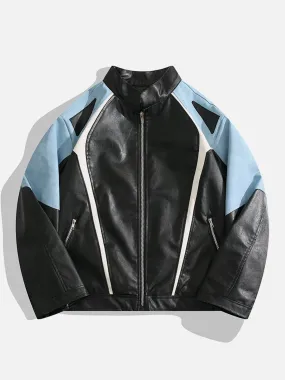 Aelfric Eden Patchwork Moto Racer Jacket