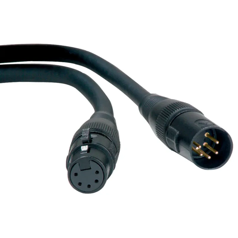 American DJ AC5PDMX15PRO Pro Series 5-Pin DMX Cable (15')