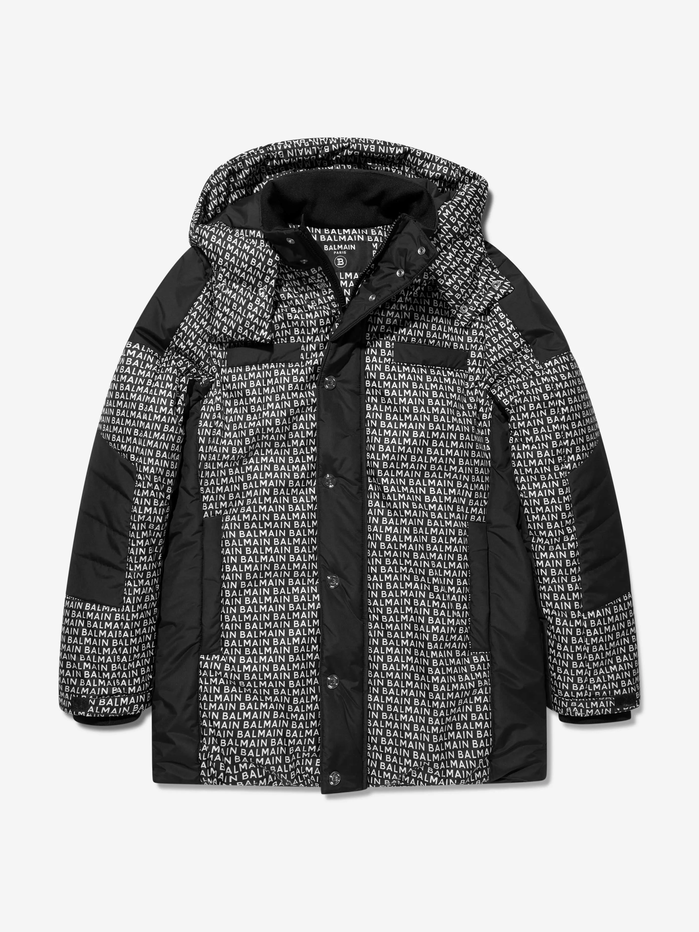 Balmain Kids Down Padded Logo Jacket