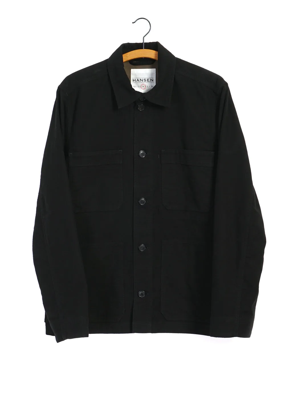 BERTRAM 28-22-2 | Refined Moleskin Work Jacket | Black