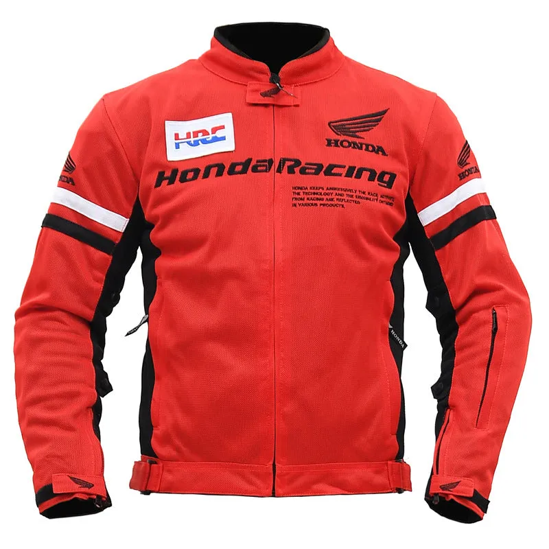 Black Varsity Jacket Racer Jacket Summer Motorcycle Cycling Clothing Men's Motorcycle Racing Suit Knight Short Jacket