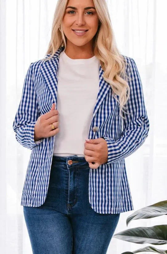 Blue /white stripe Jacket