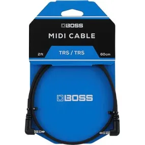 BOSS Mini TRS 3.5mm - Mini TRS 3.5mm Cable - 2ft