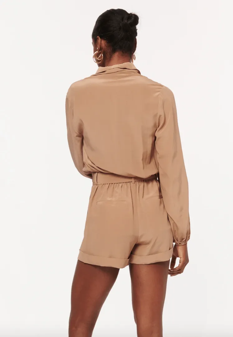 Cami NYC Elyssa Romper in Beachwood