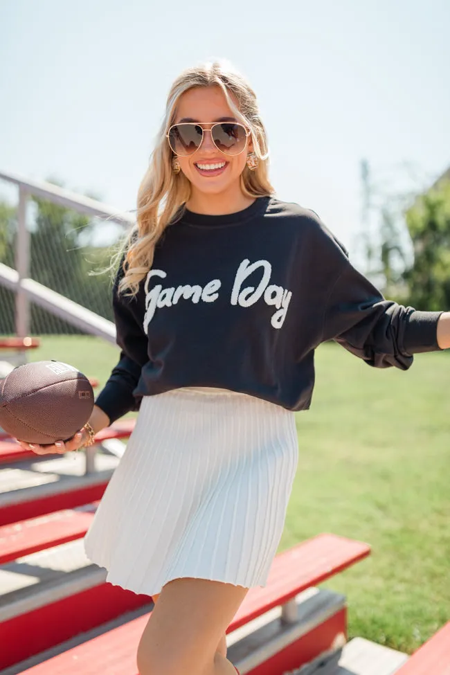 Can You Believe It's Gameday Charcoal Pullover SALE