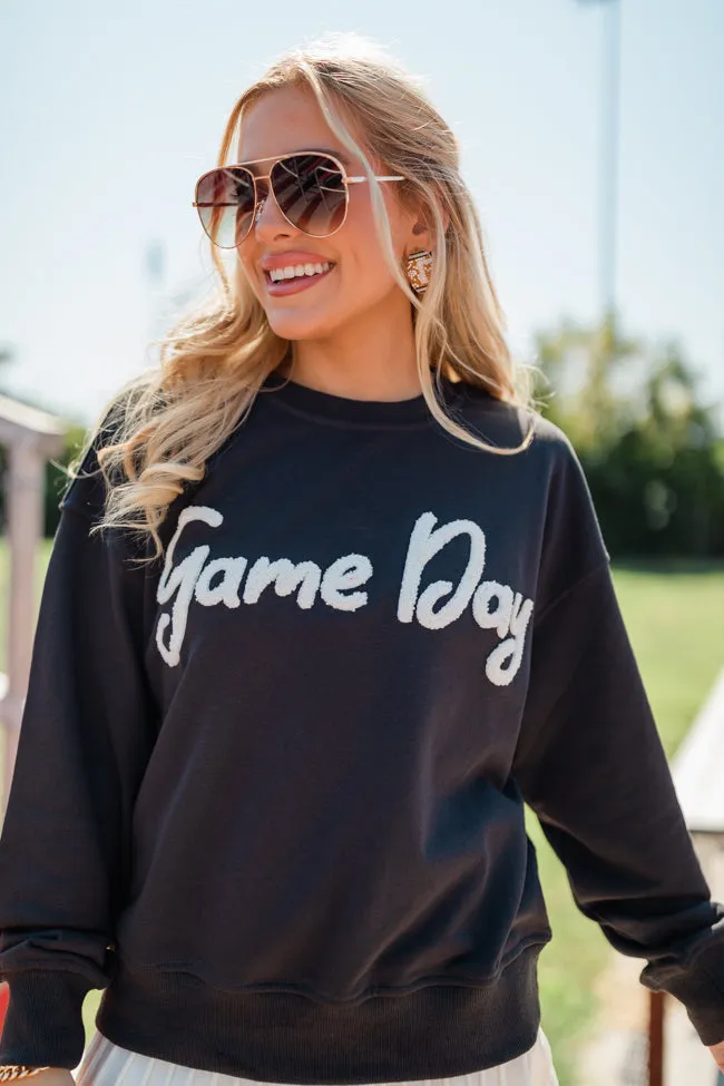 Can You Believe It's Gameday Charcoal Pullover SALE