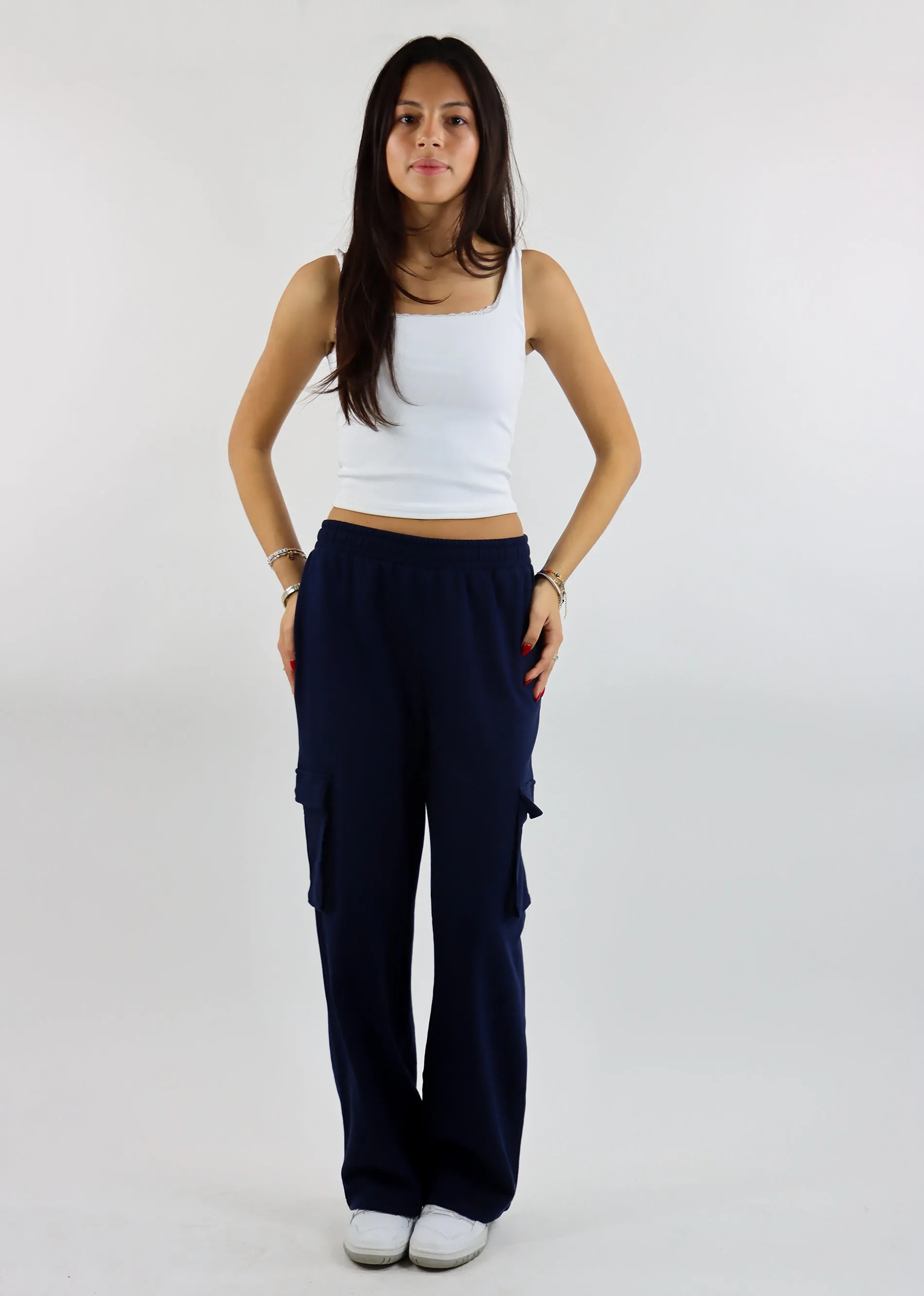 Can't You See Cargo Sweatpants ★ Navy