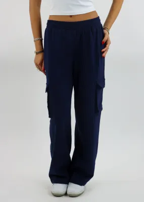 Can't You See Cargo Sweatpants ★ Navy