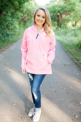 Chatham Anorak Pullover Neon Pink