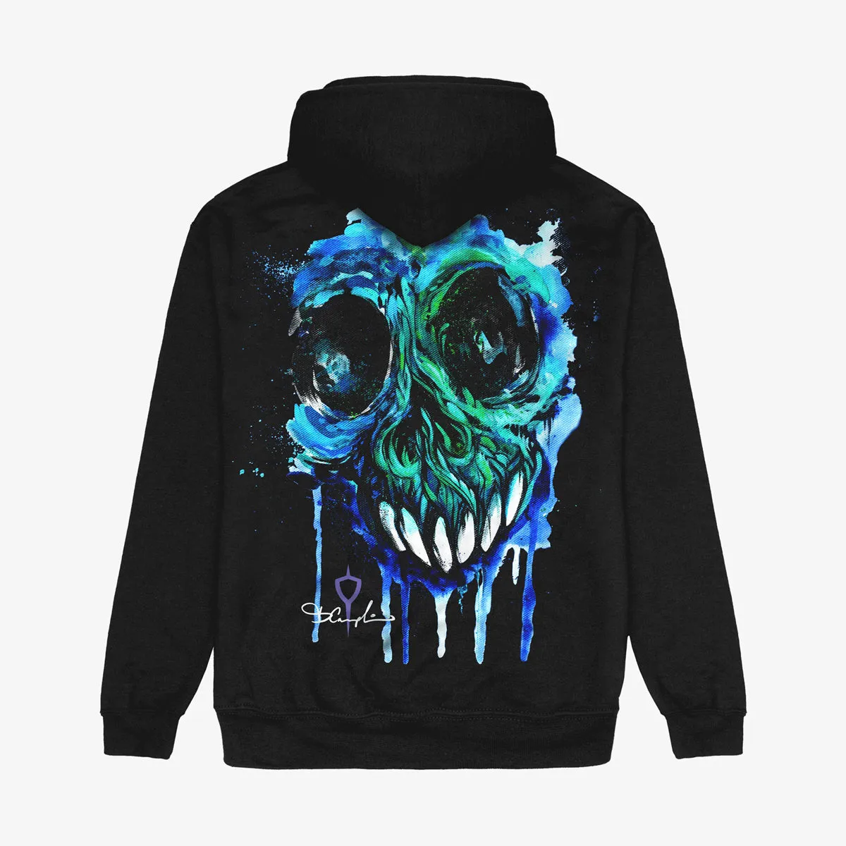 Clayman - Camplin Skull Hoodie