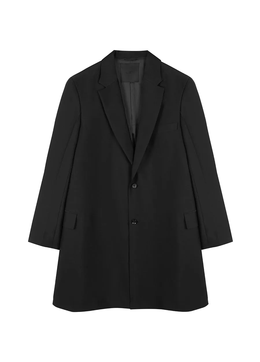 Coat / JNBY Wool-blend Silk Trench Coat