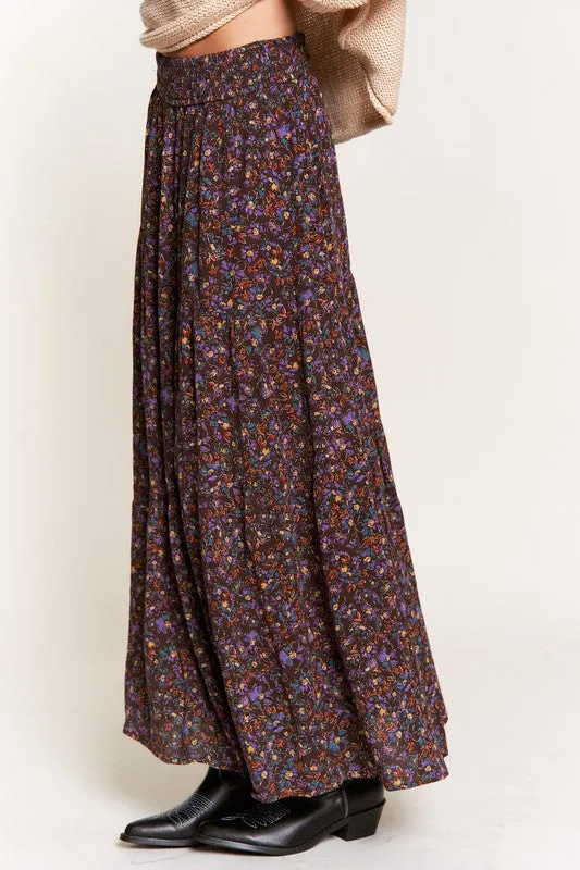 Dark Brown Maxi Skirt