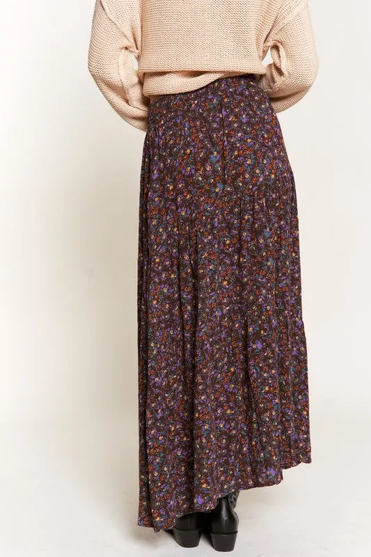 Dark Brown Maxi Skirt