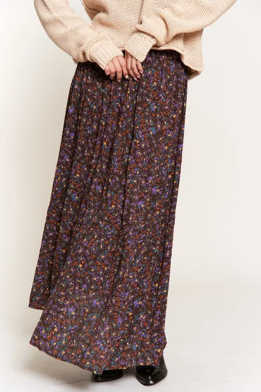 Dark Brown Maxi Skirt