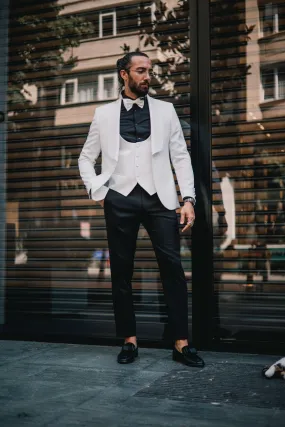 Designer Black and White Tuxedo