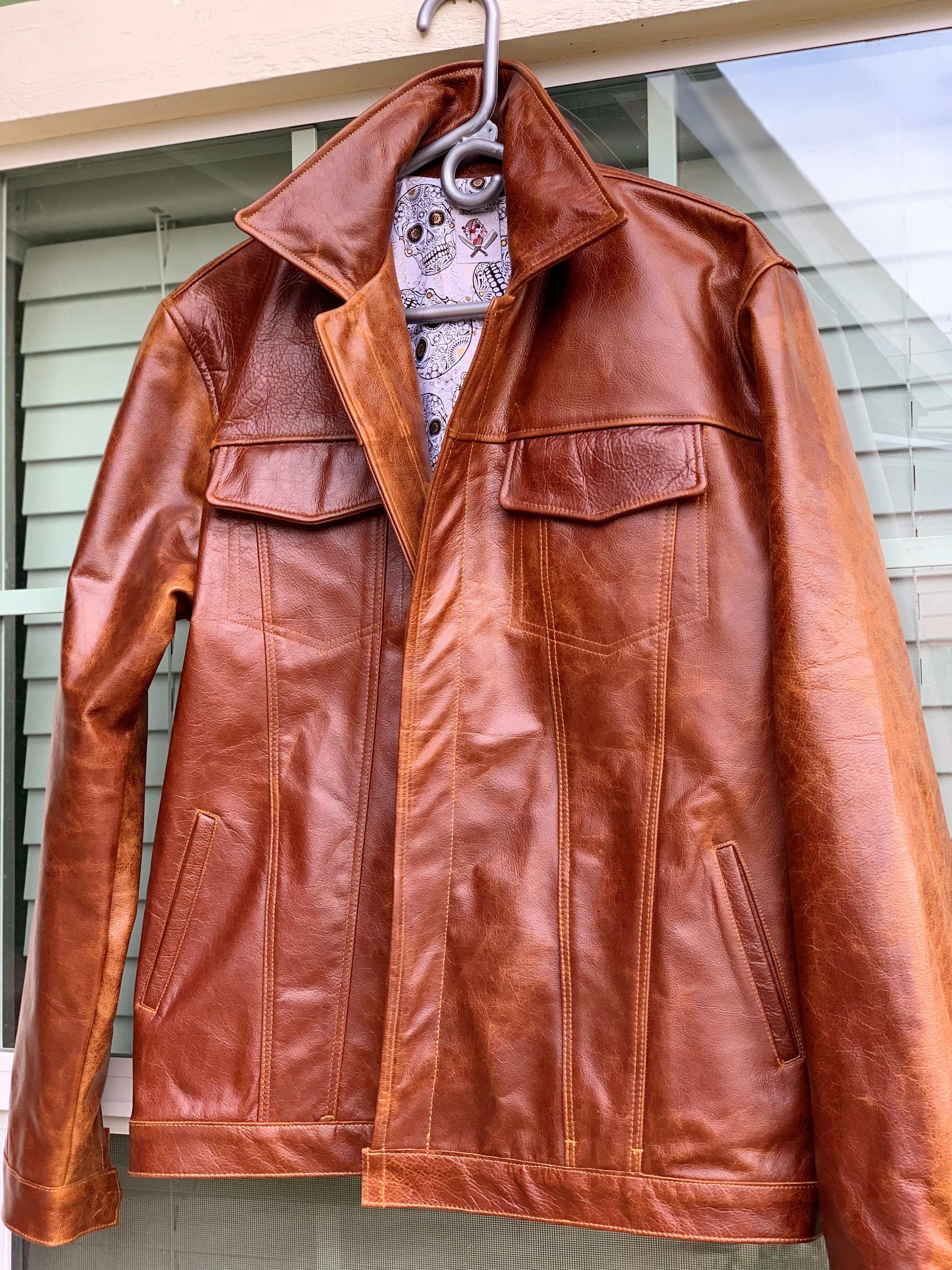 “Don Salvertorie” leather jacket