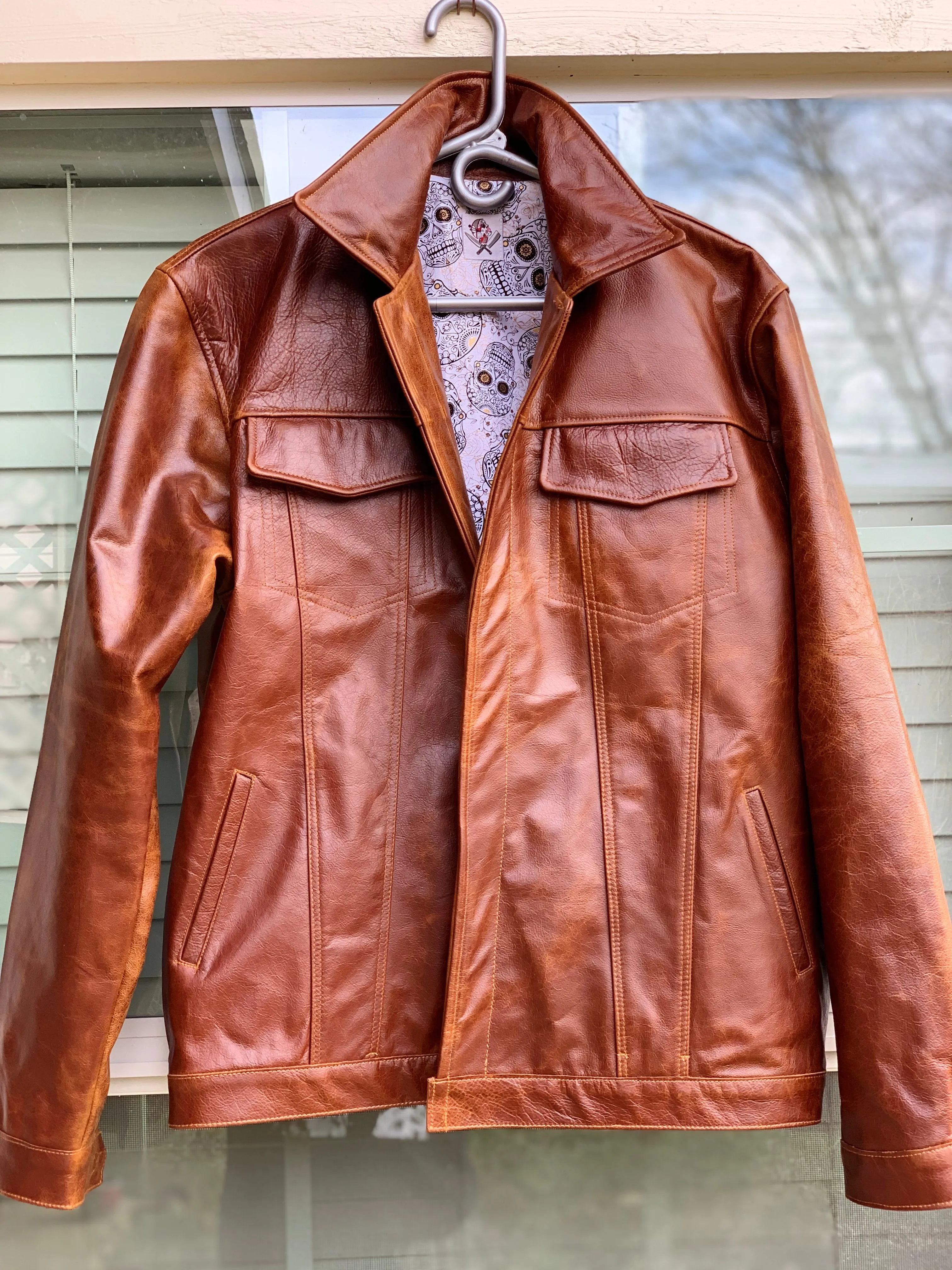 “Don Salvertorie” leather jacket