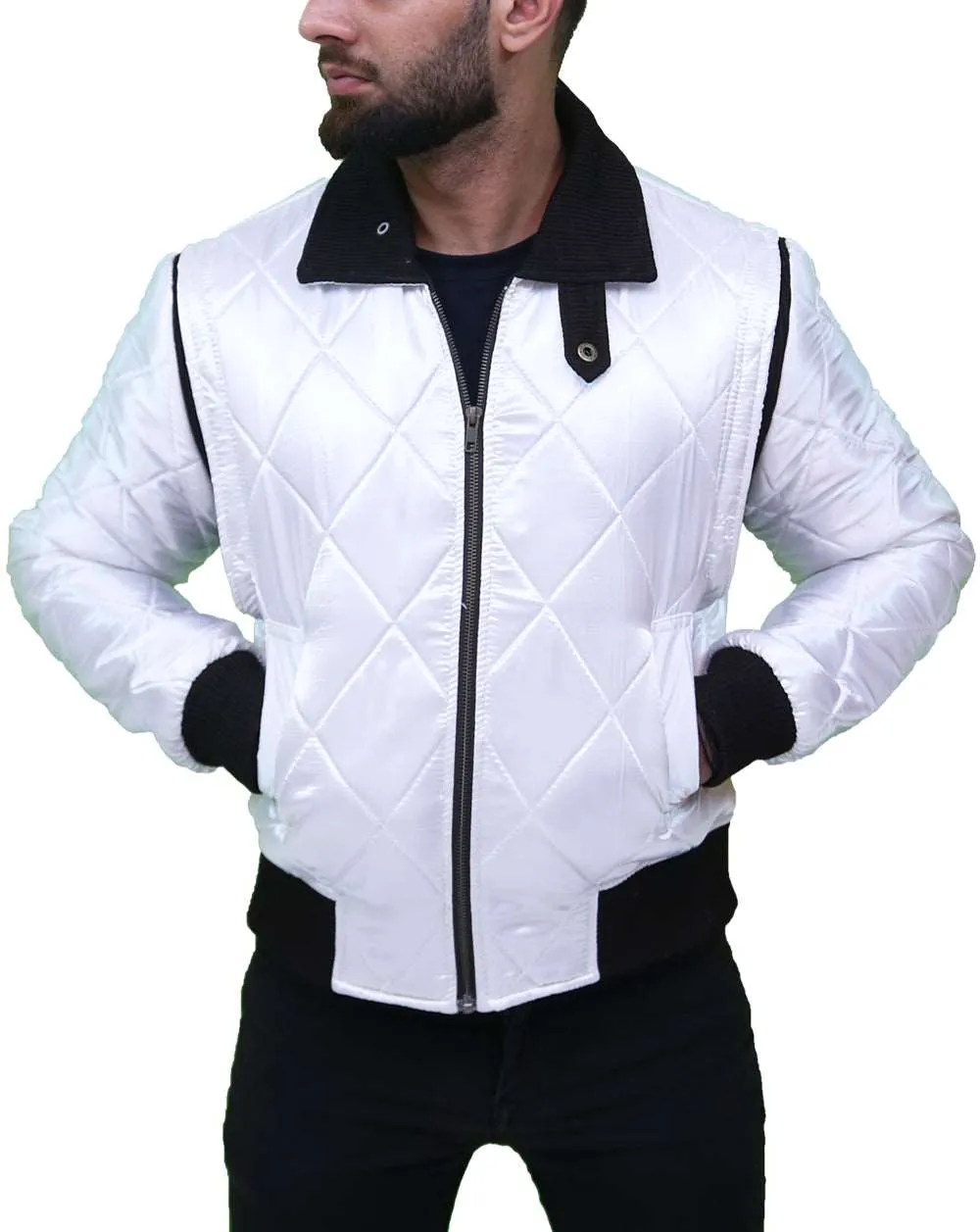 Drive Scorpion Ryan Gosling White Jacket