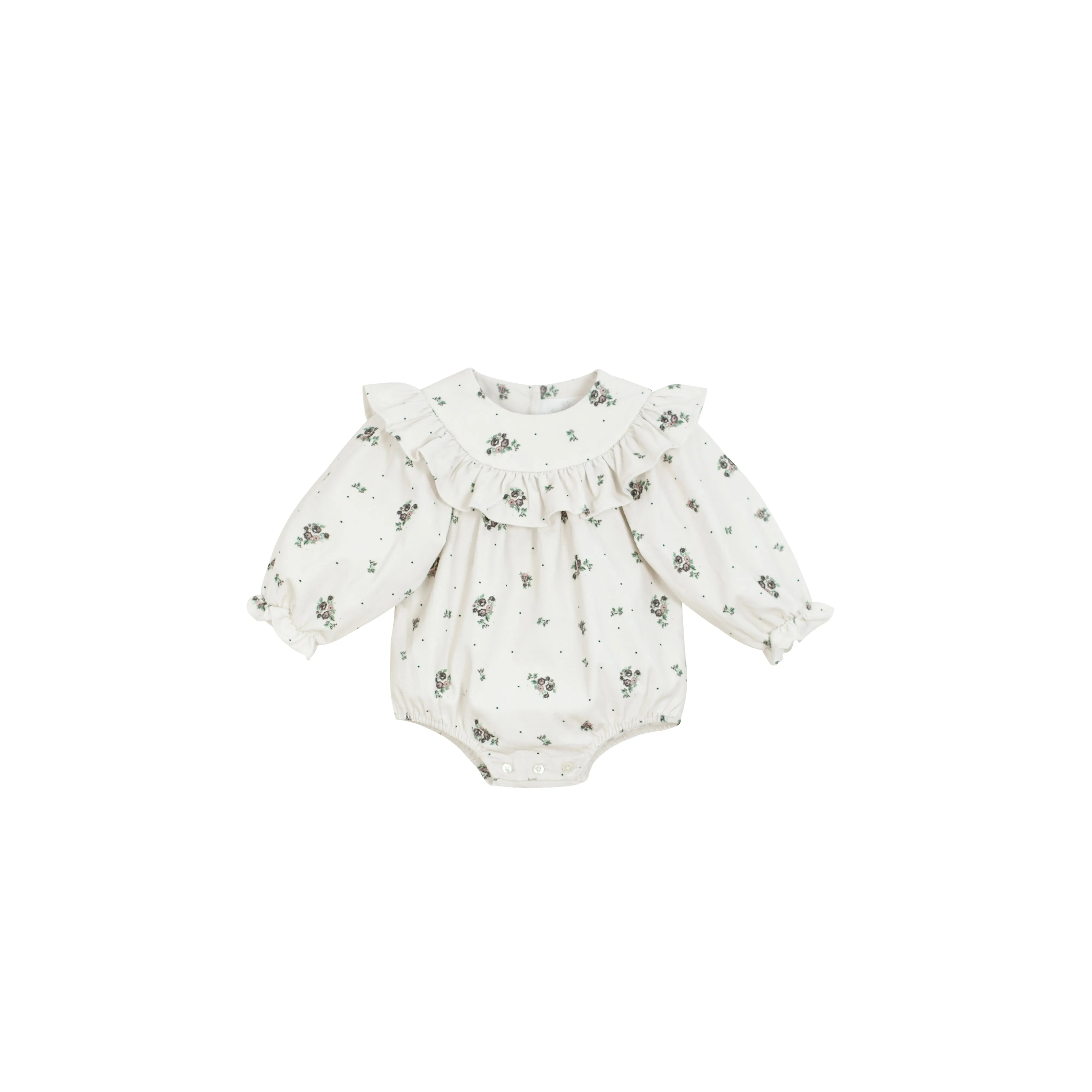 Emma cream flower romper by C'era Una Volta