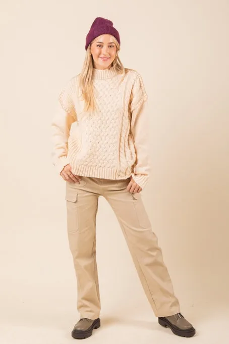 Evelyn Cargo Pants Cream