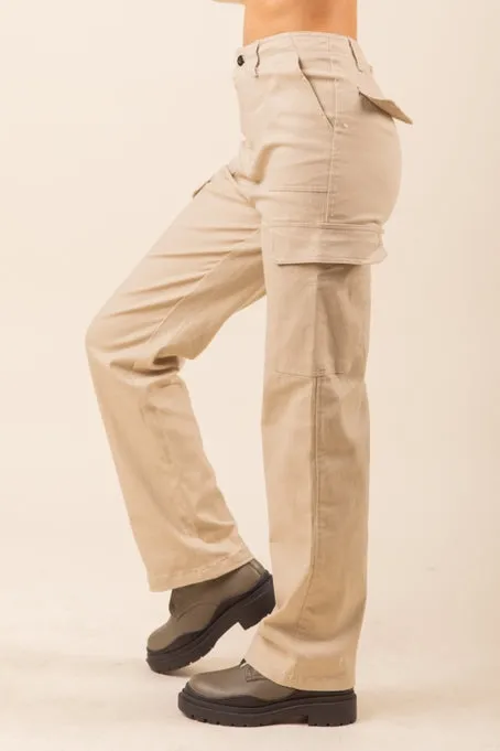 Evelyn Cargo Pants Cream