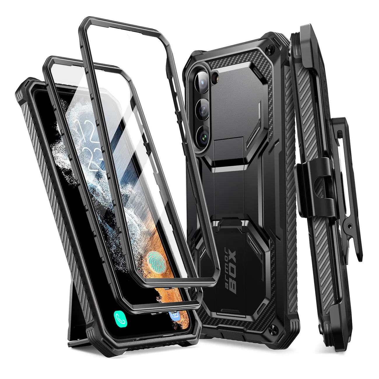 Galaxy S23 Armorbox Case - Black