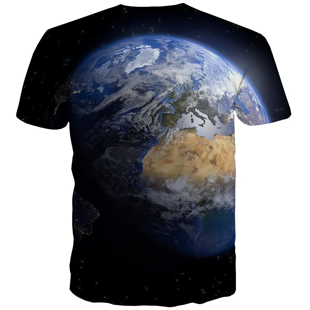 Galaxy T shirts Men Planet Tshirts Cool Starry Sky Tshirt Printed Colorful Tshirts Casual Harajuku Shirt Print