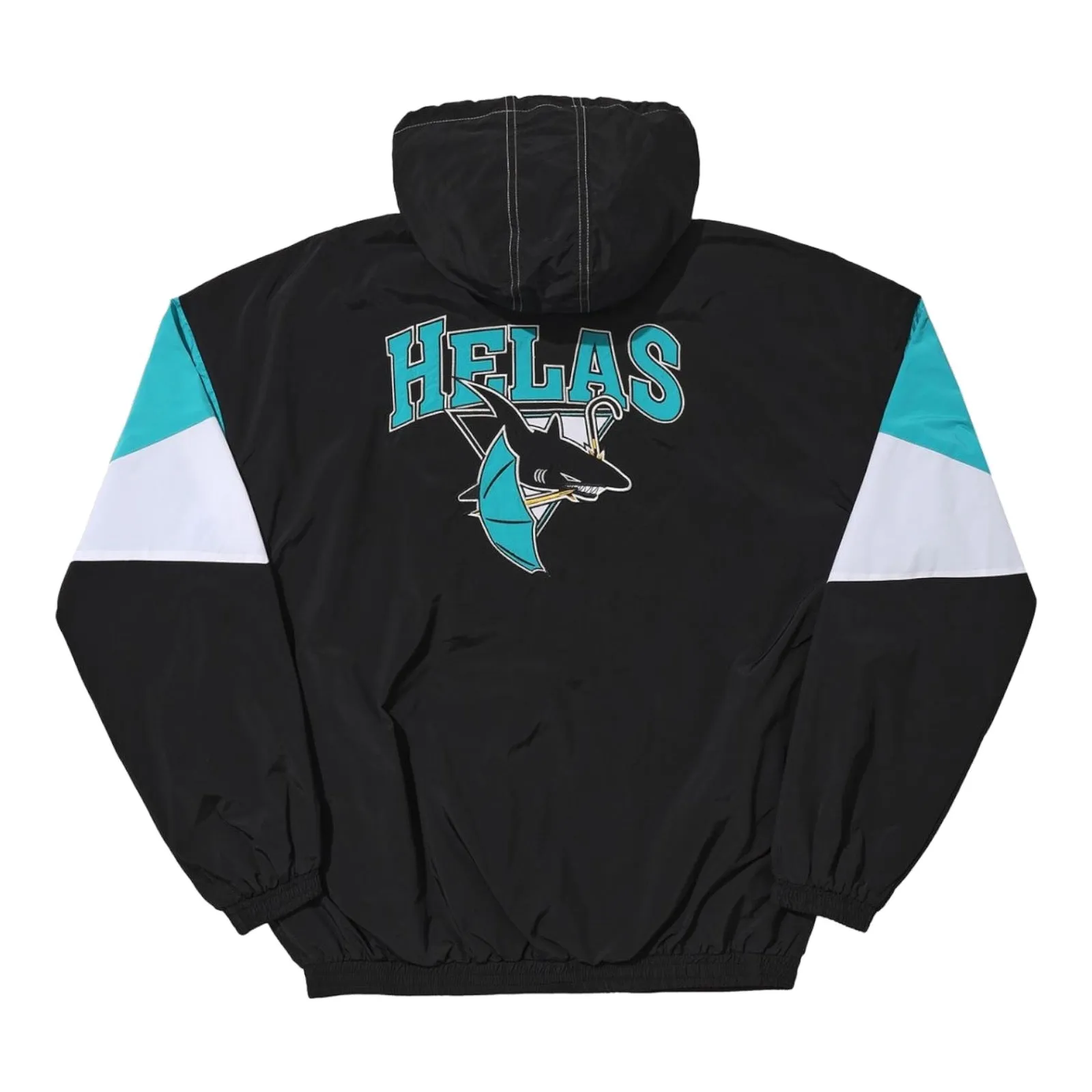 HELAS REQUINS QUARTER ZIP JACKET // BLACK