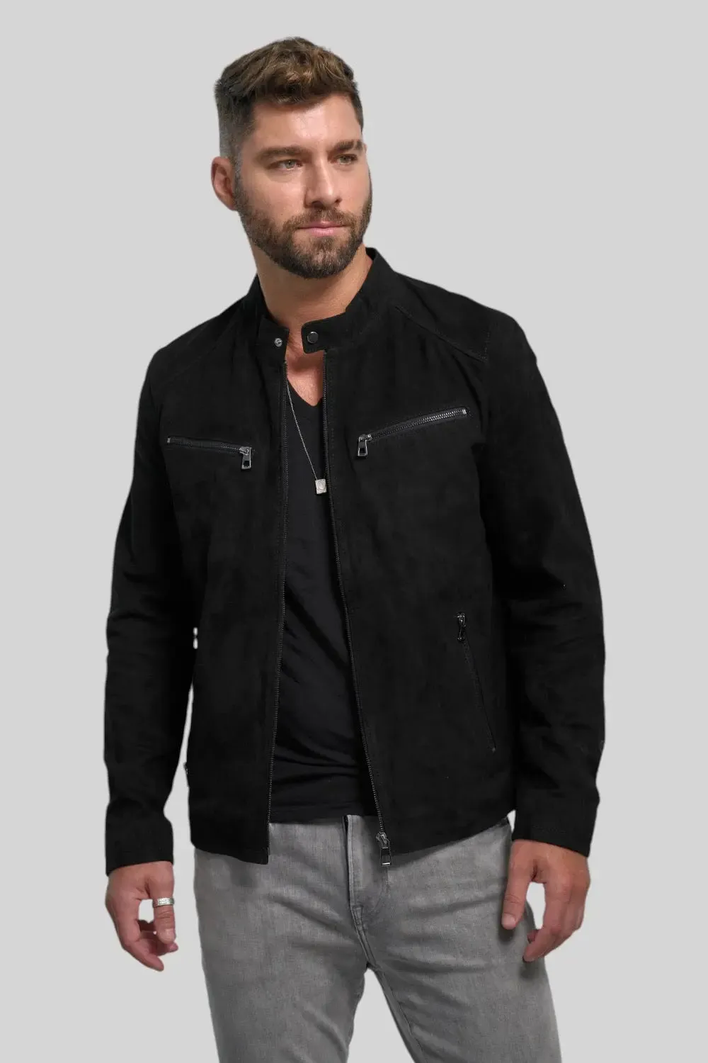 Hugo Suede Leather Jacket