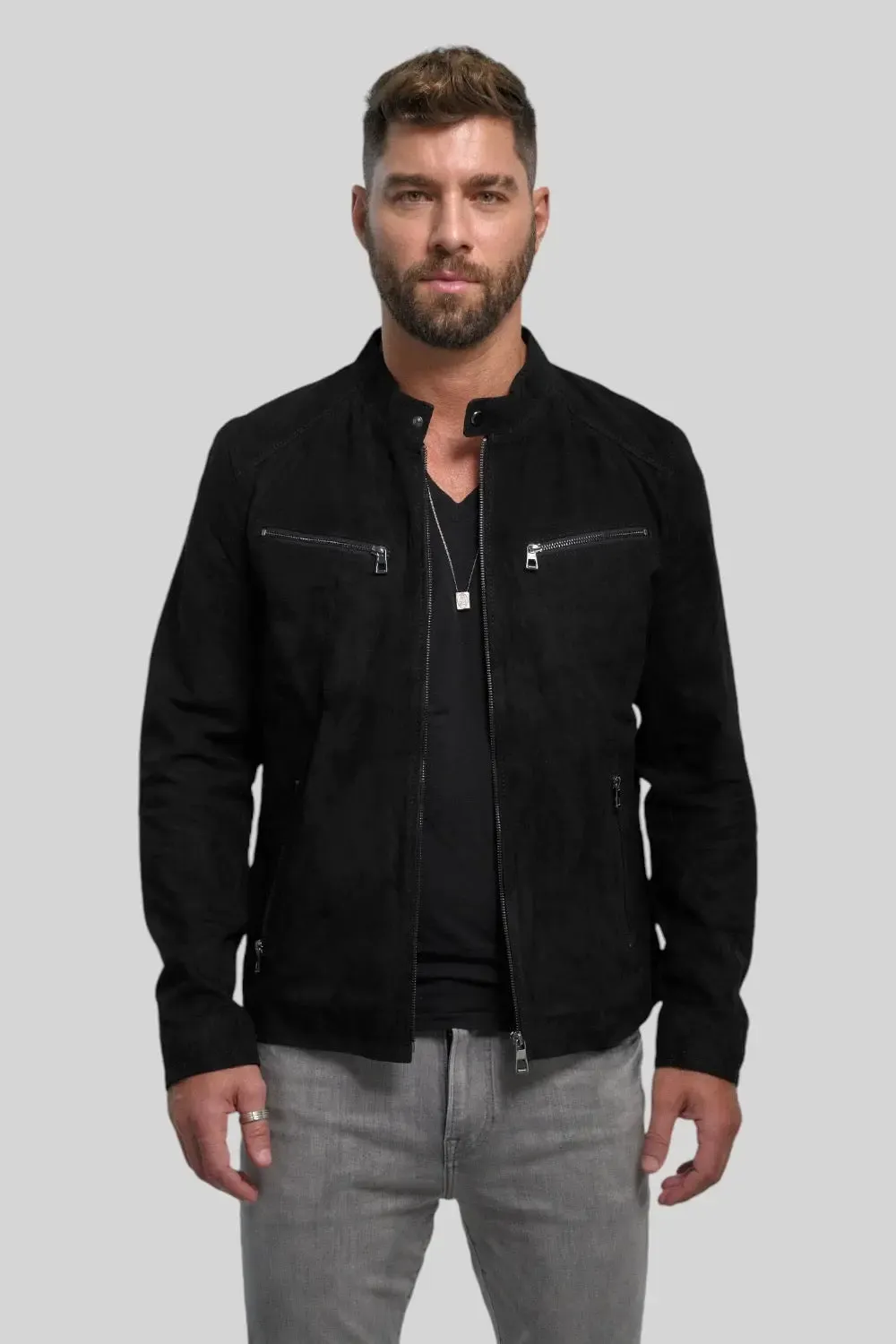 Hugo Suede Leather Jacket