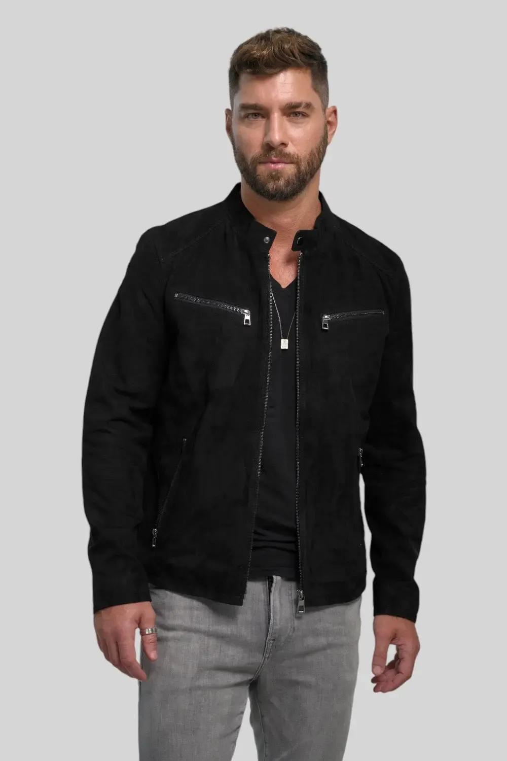 Hugo Suede Leather Jacket