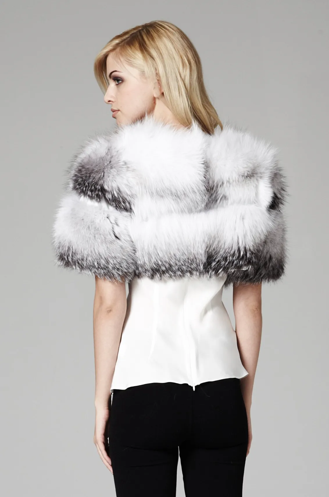 Isabella Bolero Fox Fur Jacket