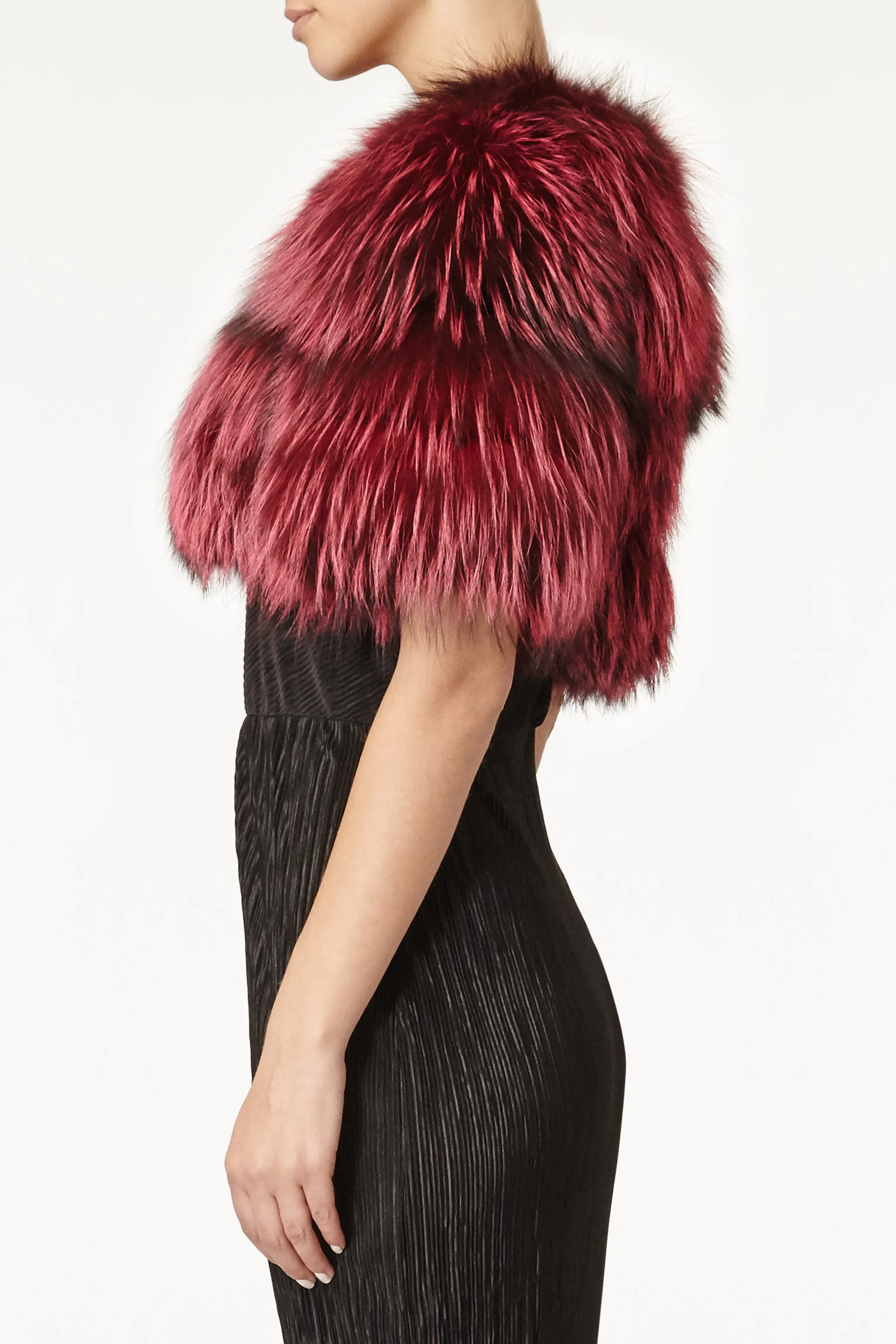 Isabella Bolero Fox Fur Jacket