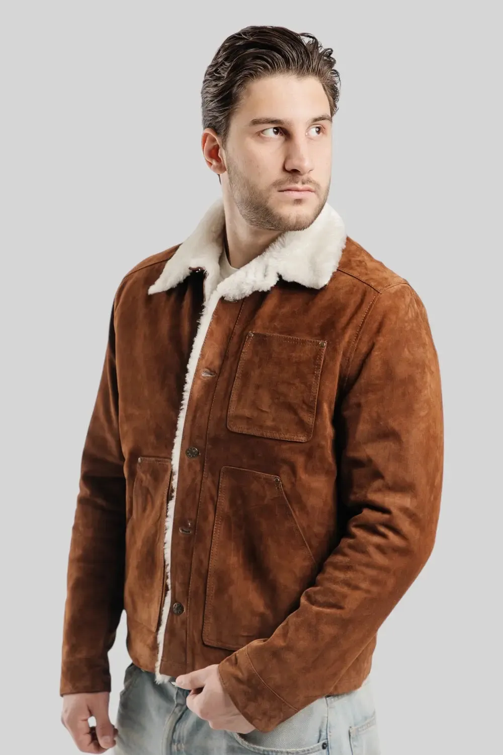 Juliano Suede Sheepskin Jacket