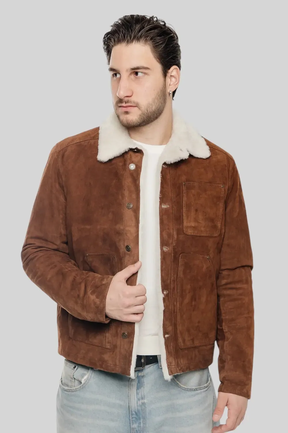 Juliano Suede Sheepskin Jacket