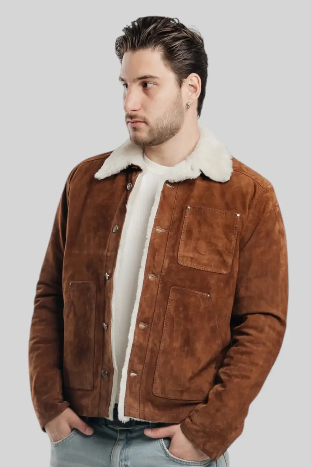 Juliano Suede Sheepskin Jacket