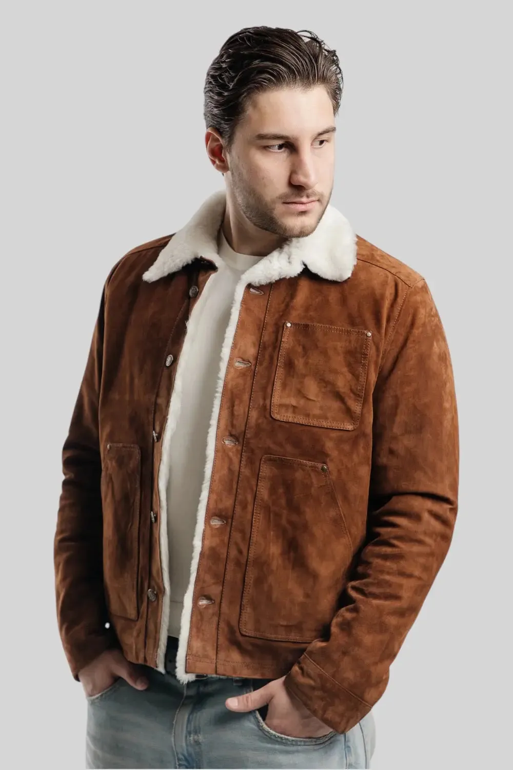 Juliano Suede Sheepskin Jacket