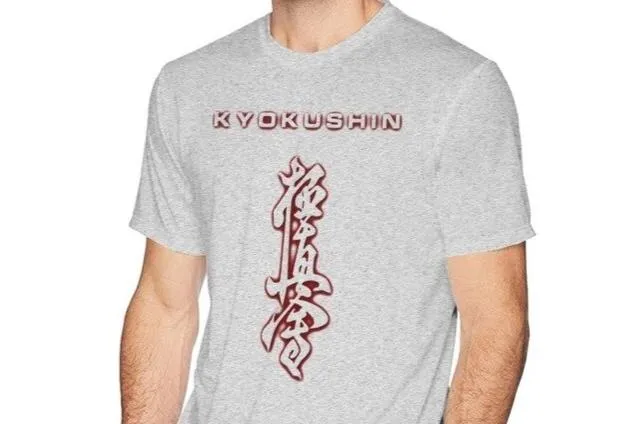 Kyokushin Karate T Shirt kanji short sleeve