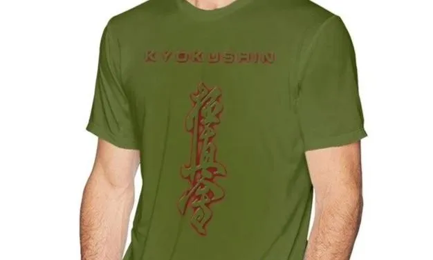 Kyokushin Karate T Shirt kanji short sleeve