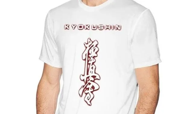 Kyokushin Karate T Shirt kanji short sleeve