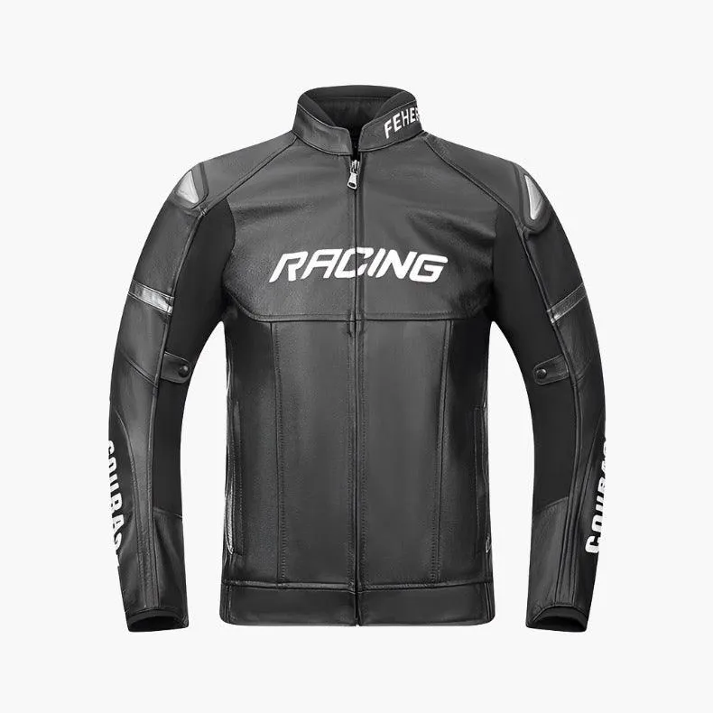 LEATHER RINDING JACKET KARSON