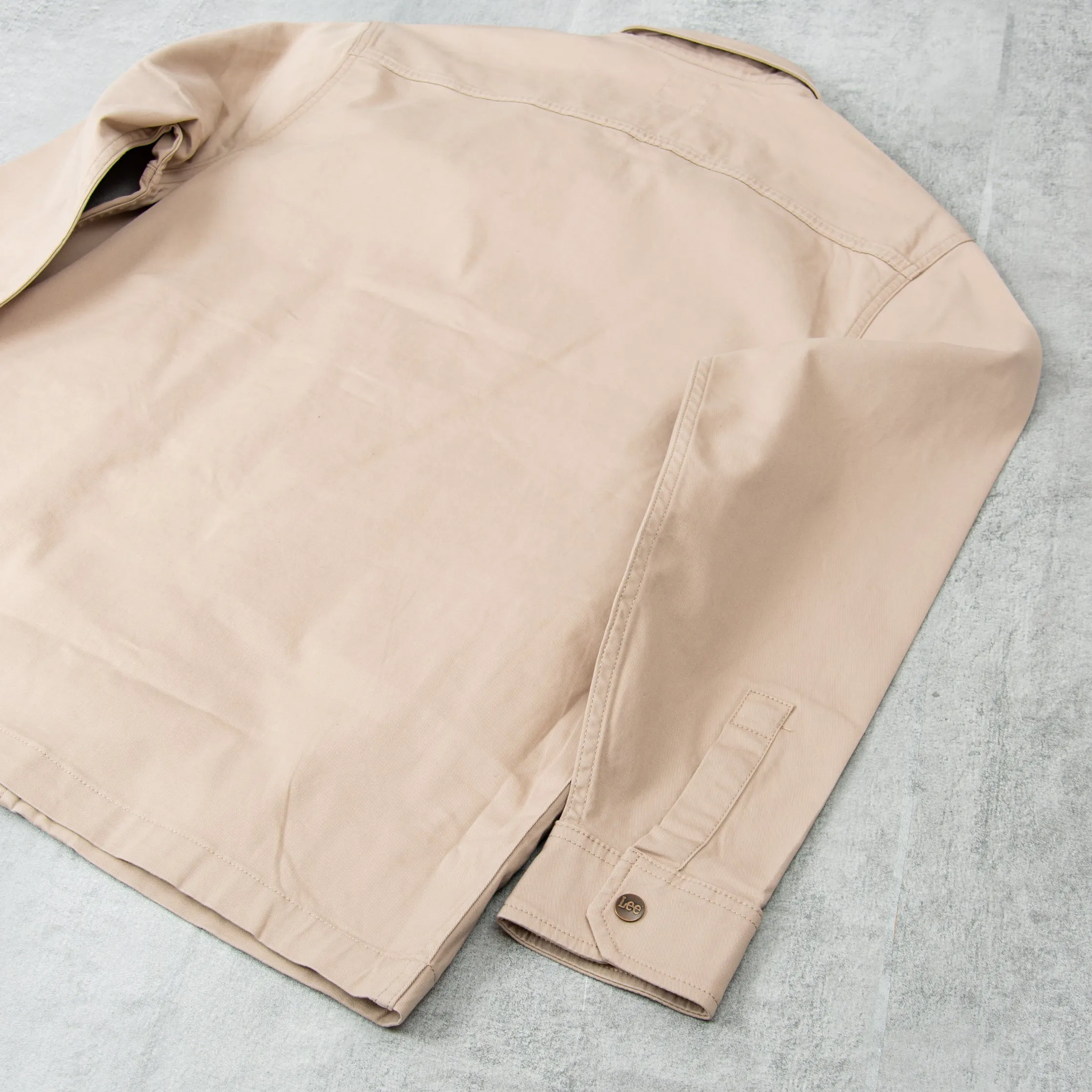 Lee Chetopa Zip Overshirt - Stone