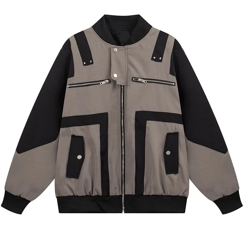 Lemandik Bomber Jacket Zipper Trim