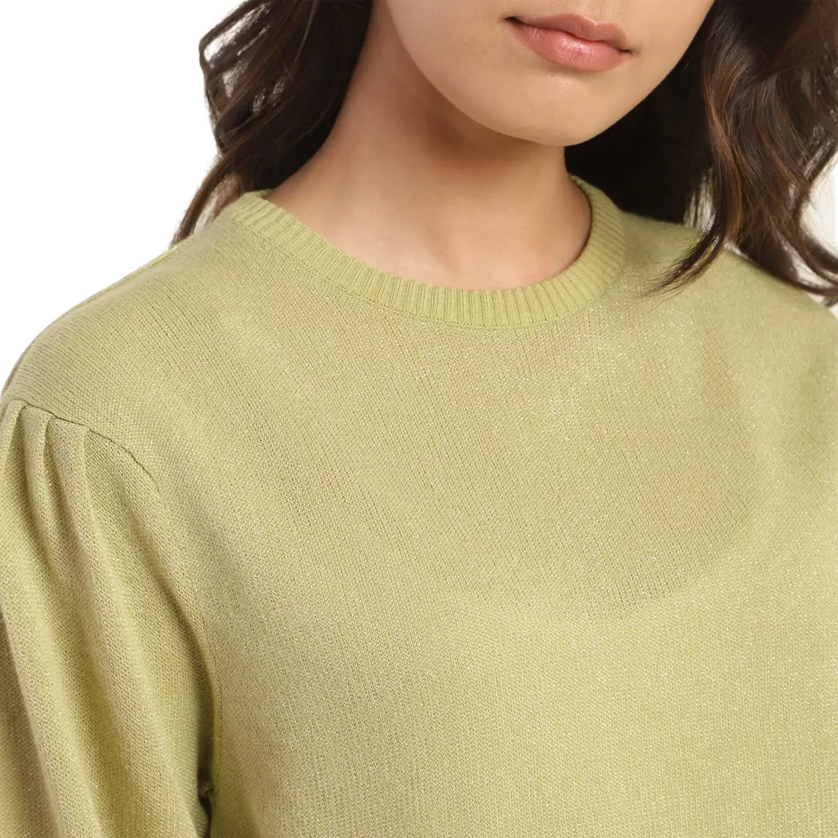 Levi's Women's Cotton Blend Casual Sweater (A3923-0001_Green