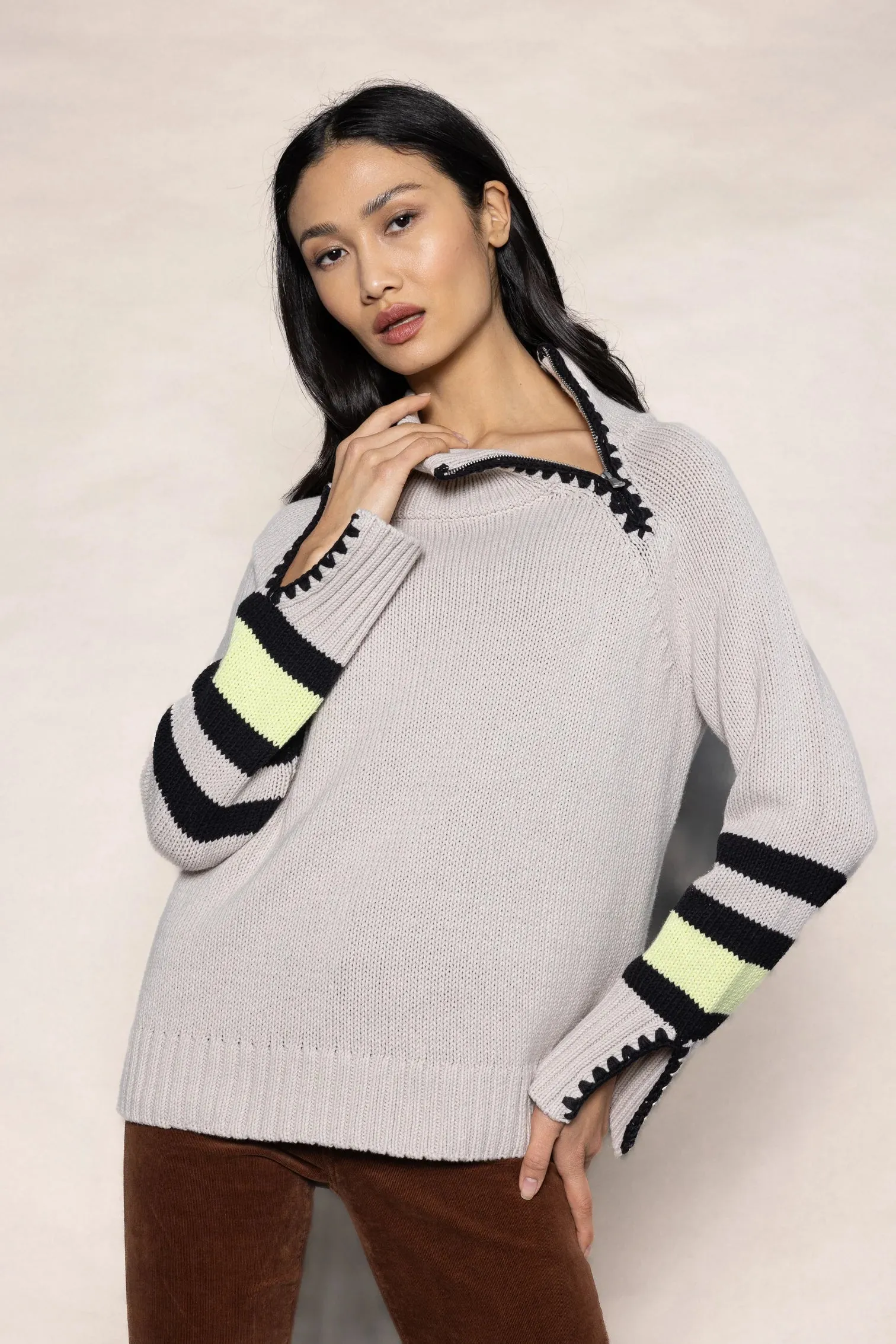 Lisa Todd Unzipped Sweater F24-B322