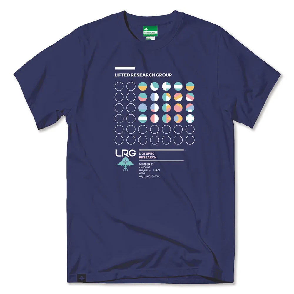 Lrg Lifted Logic T-shirt Navy Blue