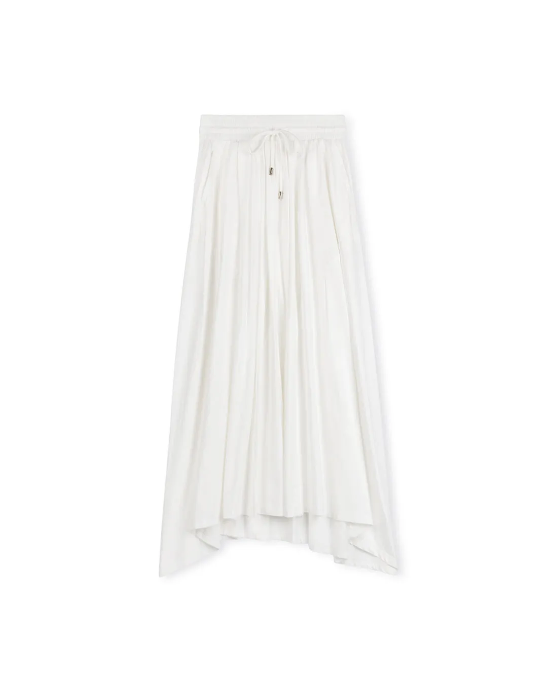 Maxi Poplin Patch Detailed Skirt