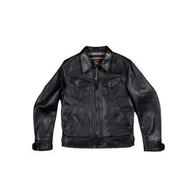 MENDOZA Western Leather Jacket Cowhide